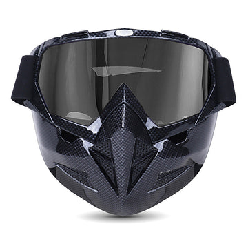 Motorcycle Goggles with Cool Detachable Face Shield